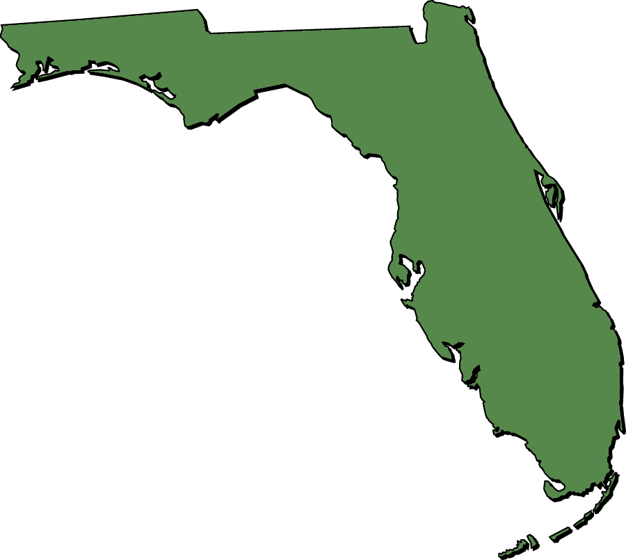 Florida service area illustration